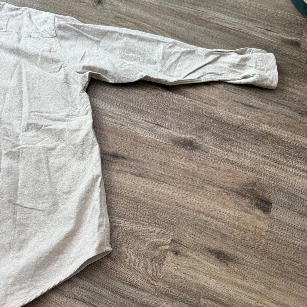 Steamboat Shirt Embroidered Ski Woolrich Button Down Cotton VTG‎ | Cream | XXL
